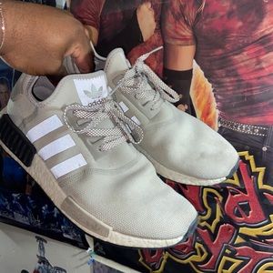 Adidas NMD R1 Tan Cream White Black Shoes Size 11